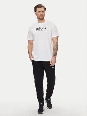 Adidas Majica All SZN Graphic T-Shirt IC9821 Bela Loose Fit