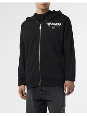 PHILIPP PLEIN PHILIPP PLEIN Mikina 25955 Čierna Athletic Fit
