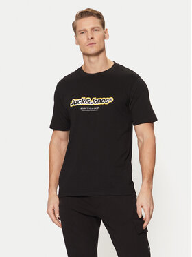 Jack&Jones Jack&Jones T-Shirt Vesterbro 12265740 Μαύρο Relaxed Fit