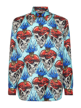 PHILIPP PLEIN PHILIPP PLEIN Košeľa 1469 Tyrkysová Regular Fit