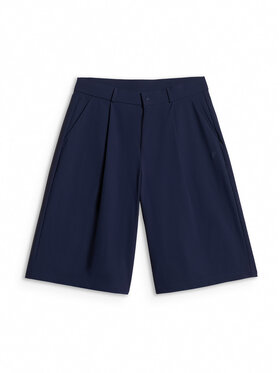 4F 4F Bavlnené šortky OCEANS KEEPERS Tmavomodrá Loose Fit