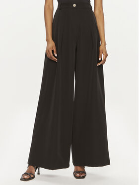 Maryley Maryley Παντελόνι Palazzo 24EB579/43NE Μαύρο Regular Fit