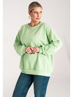 FIGL FIGL Bluza M1151 Zielony Regular Fit