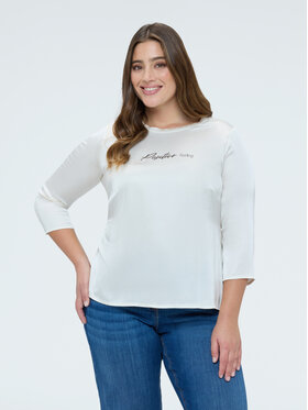 Fiorella Rubino Fiorella Rubino Bluzka 2090T002475N021 Biały Regular Fit