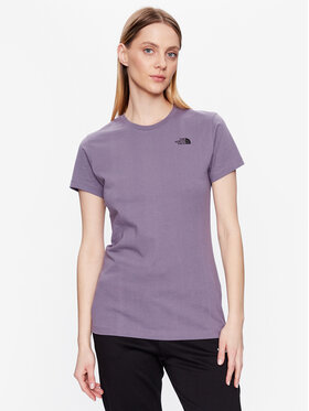 The North Face The North Face Majica Simple Dome NF0A4T1A Vijolična Regular Fit