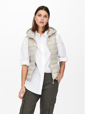 ONLY ONLY Vestă New Tahoe 15205760 Écru Regular Fit