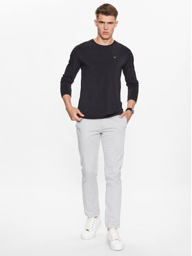 Guess Majica M3YI39 KBS60 Črna Slim Fit