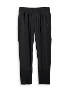 4F 4F Spodnie outdoor TREKKING Czarny Regular Fit