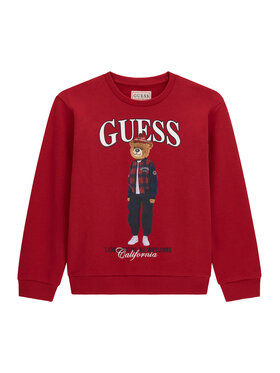 Guess Guess Μπλούζα L6BQ14 K6130 Κόκκινο Regular Fit