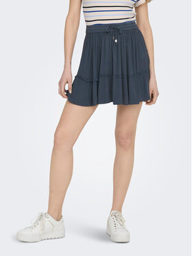 ONLY ONLY Mini sukně 15219931 Modrá Regular Fit