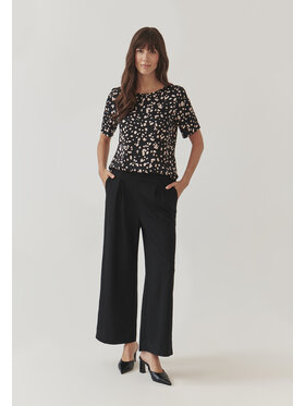TATUUM TATUUM Spodnie materiałowe SAVANNA Czarny Loose Fit
