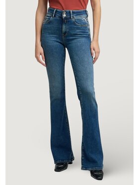 REPLAY REPLAY Jeansy NEWLUZ FLARE Niebieski Flare Fit