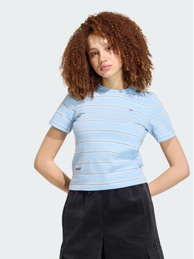 adidas adidas Polo 167788 Niebieski jasny Regular Fit