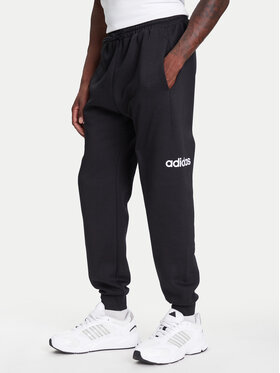 adidas adidas Spodnie dresowe Essentials Linear Fleece JN1786 Czarny Regular Fit