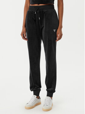 Guess Guess Pantaloni trening V3BB27 K0232 Negru Regular Fit