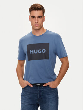 HUGO Hugo T-Shirt Dulive222 50467952 Blau Regular Fit
