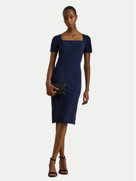 LAUREN RALPH LAUREN LAUREN RALPH LAUREN Sukienka koktajlowa 253P08759001 Granatowy Slim Fit