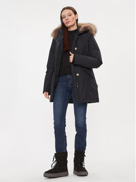 Woolrich Zimska Jakna Arctic Raccoon CFWWOU0538FRUT0001 Tamnoplava Regular Fit