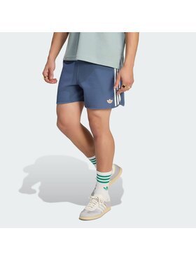 adidas adidas Szorty materiałowe 164259 Niebieski jasny Loose Fit