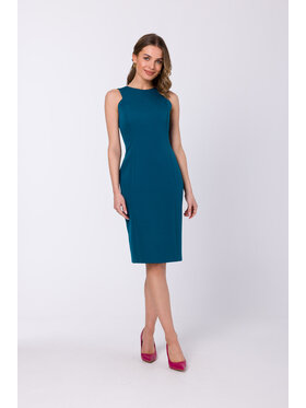 Stylove Stylove Koktejlové šaty S342 Modrá Regular Fit
