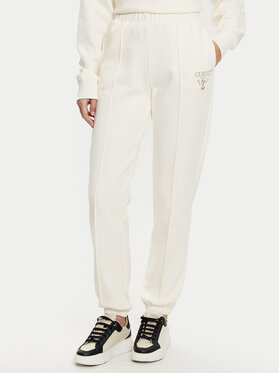 Guess Guess Jogginghose V5RB13 KC3D2 Écru Regular Fit