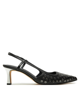 MICHAEL Michael Kors MICHAEL Michael Kors Magassarkú Alora Mid Sling 40R5ALMP3L Fekete