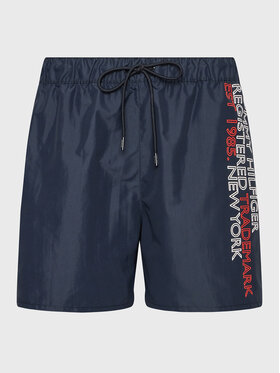 Tommy Hilfiger Tommy Hilfiger Szorty kąpielowe UM0UM02742 Granatowy Regular Fit