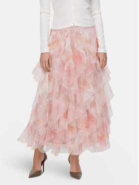 ONLY ONLY пола от тюл Sky 15374548 Розов Regular Fit