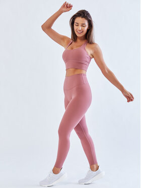 BeShaped BeShaped Legginsy Bezszwowe Morning Dew Różowy Shaping Fit