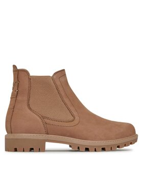 Tamaris Tamaris Kotníková obuv s elastickým prvkem 1-25401-41 Hnědá