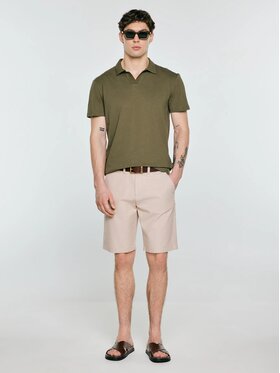 BIG STAR BIG STAR Polo ENGER_303_150 Zielony Basic Fit