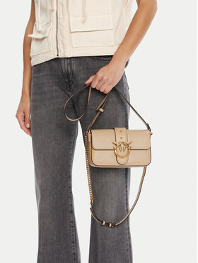 PINKO PINKO Táska Love One Mini Slouchy Fl PE 25 PLTT 104340 A0QO Bézs