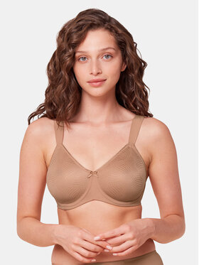 Triumph Triumph Biustonosz z fiszbiną Essential Minimizer W X 10166830 Brązowy