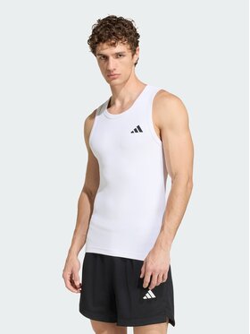 adidas adidas Tank top 161555 Biały Fitted Fit