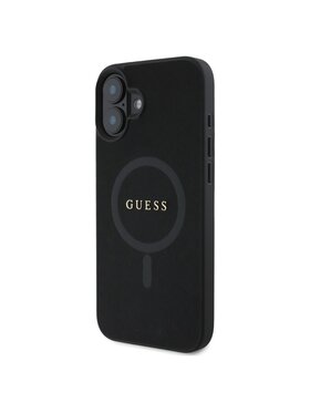 Guess Guess Etui na telefon Saffiano Classic Logo Czarny