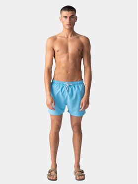 TeeShoppen TeeShoppen Kombinezon plażowy 'Basic Collection' Turkusowy Regular Fit