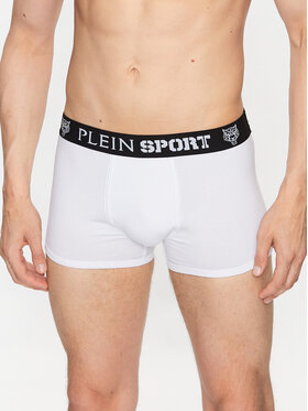 Plein Sport Plein Sport Boxerky Tiger SACC MUY0356 SJY001N Bílá