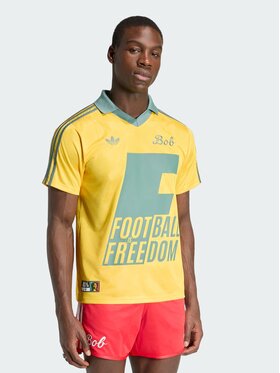 adidas adidas T-Shirt 162233 Żółty Regular Fit