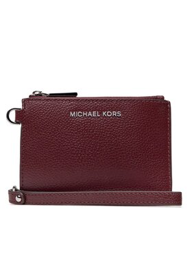 MICHAEL Michael Kors MICHAEL Michael Kors Pouzdro na kreditní karty Jet Set 34T2SM9P0L Bordó