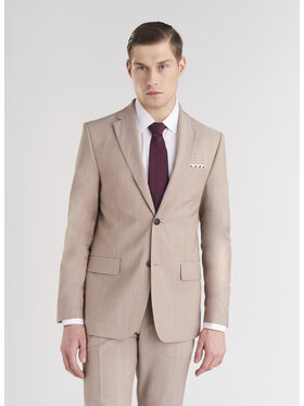 Pako Lorente Pako Lorente Marynarka P24SP-3G-010 Beżowy Slim Fit
