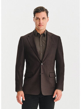 Pako Lorente Pako Lorente Marynarka P25WF-3X-028 Brązowy Slim Fit