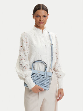 Guess Guess Torebka Letty Mini HWPG99 11750 Niebieski jasny