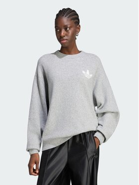 adidas adidas Bluza 169342 Szary jasny Loose Fit