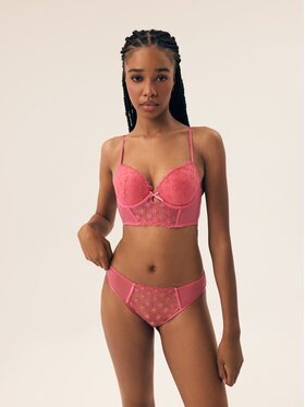 Esotiq Esotiq Biustonosz push-up 42869 Różowy