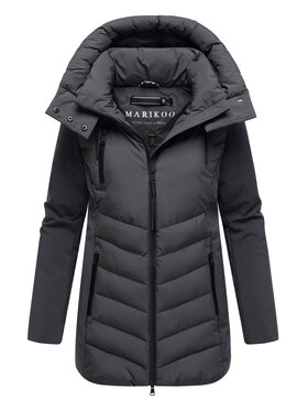 Marikoo Marikoo Kurtka zimowa Tivaa Szary Regular Fit