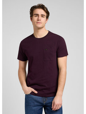 Lee Lee T-Shirt Style Alex Czerwony Regular Fit