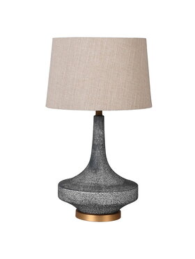 Decoratore Decoratore Lampa Stołowa Shagreen Wys. 70cm Szary