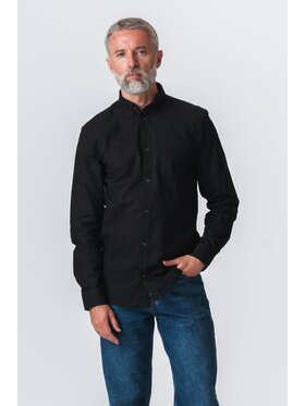 TeeShoppen TeeShoppen Koszula 'Perform Collection' Czarny Regular Fit