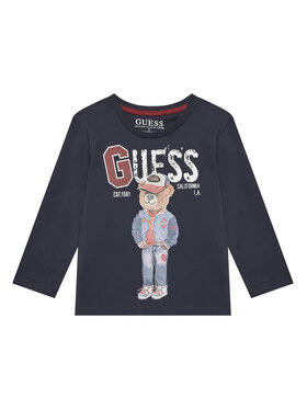Guess Guess Блузка N5YI23 K8HM4 Cиній Regular Fit