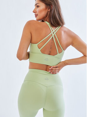 BeShaped BeShaped Legginsy Bezszwowe Morning Dew Zielony Shaping Fit